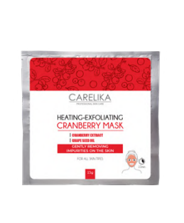 CARELIKA HEATING!EXFOLIATING CRANBERRY MASK