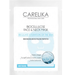 CARELIKA BIOCELLULOSE FACE & NECK MASK WITH COLLAGEN